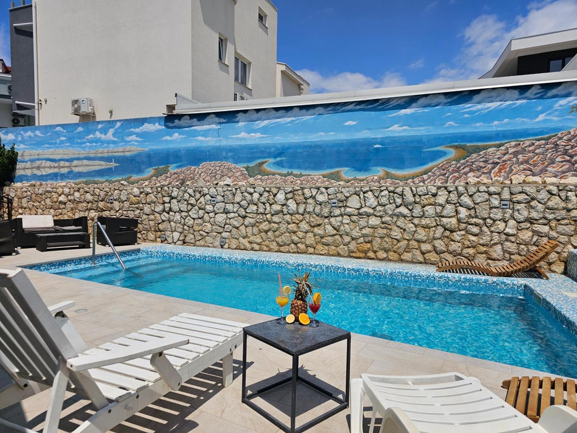 The Golden Grotto Apartments Novaglia Esterno foto
